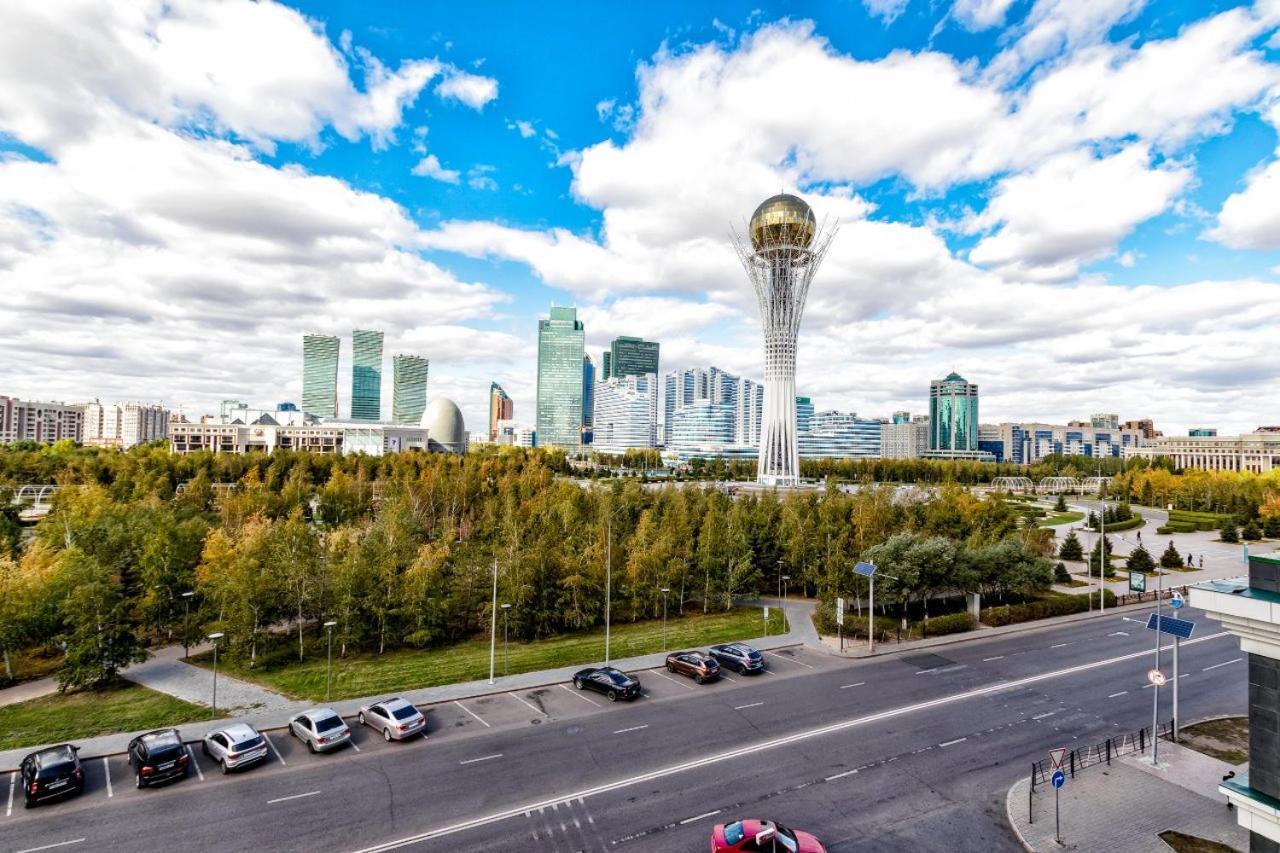 Апартаменты В Центре Левого Берега อัสตานา ภายนอก รูปภาพ